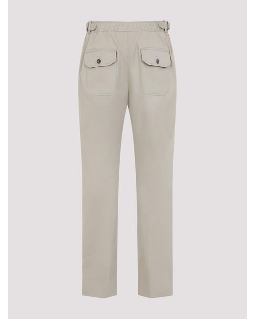 Brioni Gray Sanremo Trousers for men