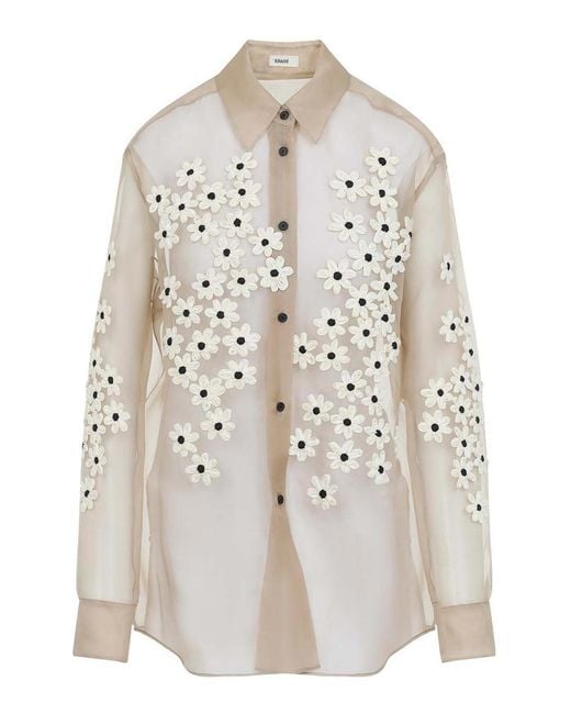 Khaite White Argo Top