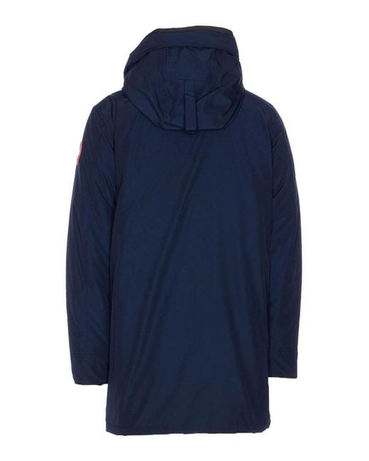 Canada Goose Blue Padded Hooded Parka for men