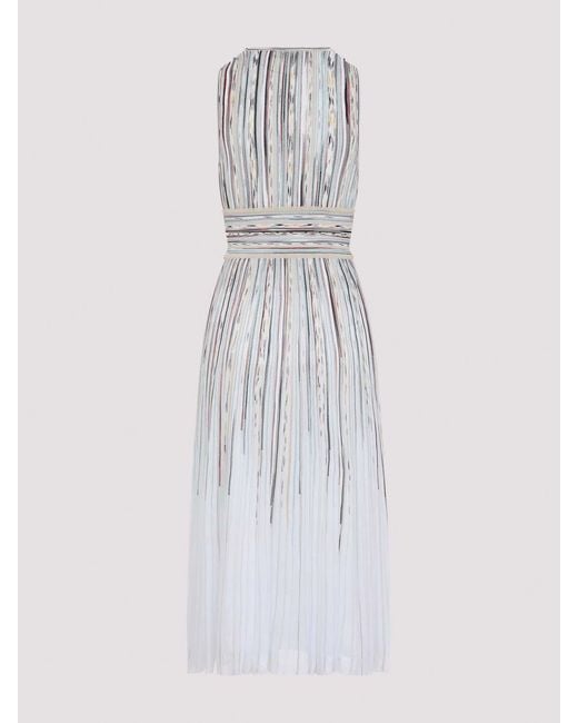 Missoni White Printed Mini Dress