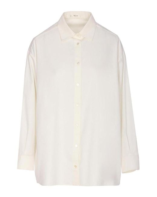 The Row White Luka Shirt