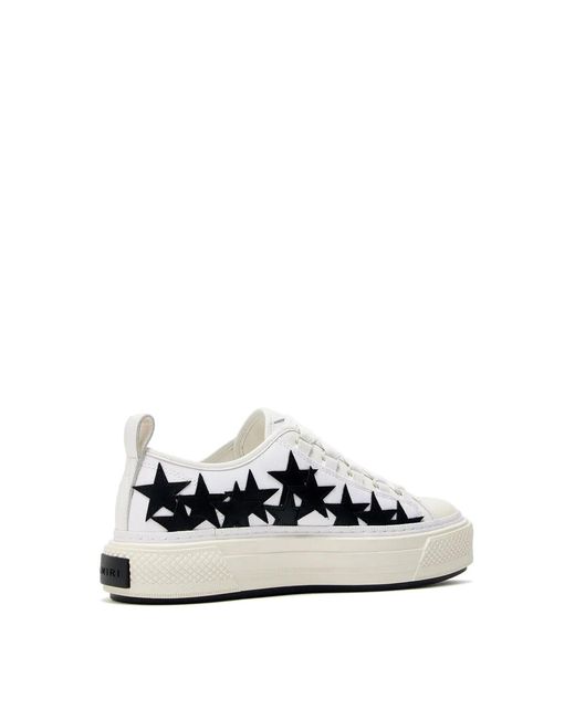 Amiri White Stars Court Low Sneakers