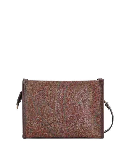 Etro Brown Pouch Bag