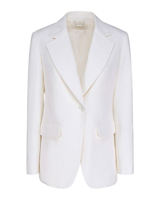 Chloé White Tailored Jacket