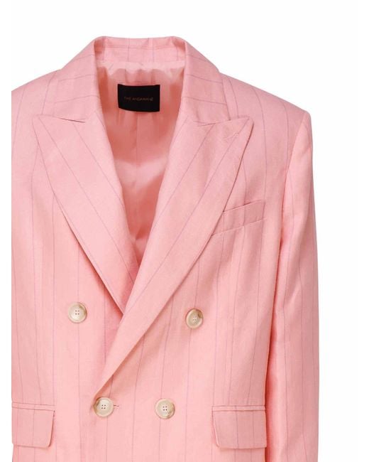ANDAMANE Pink Doublebreast Pixie Blazer