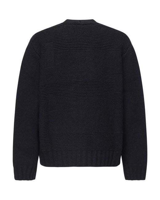 DSquared² Blue Wool Cardigan for men