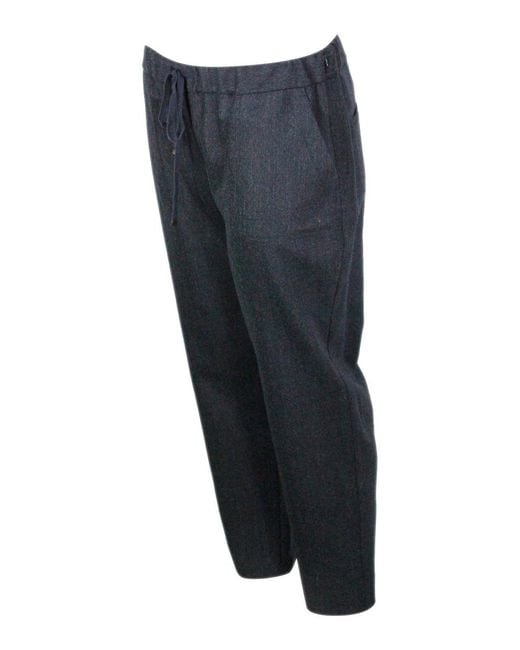 Lorena Antoniazzi Blue Trousers