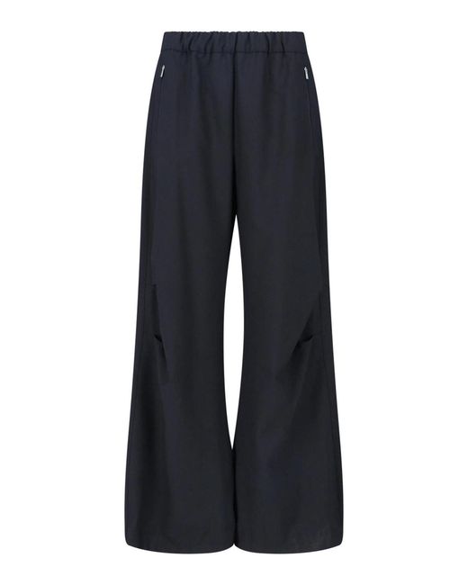 Laminar Blue Wide Trousers