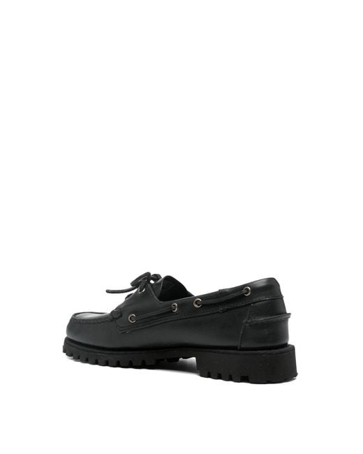 Sebago Black Ranger Waxy Loafers for men
