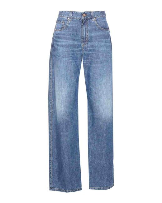 Brunello Cucinelli Blue Denim Jeans