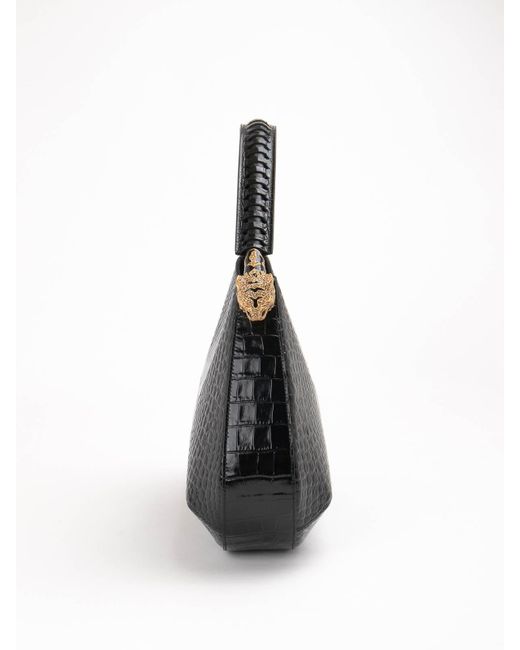 Roberto Cavalli Black Shoulder Bag