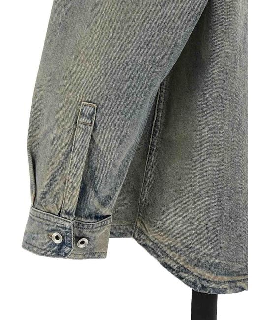 Rick Owens Gray Jacket for men