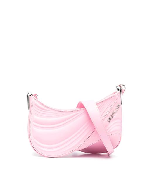Mugler Pink Mini Shoulder Handbag