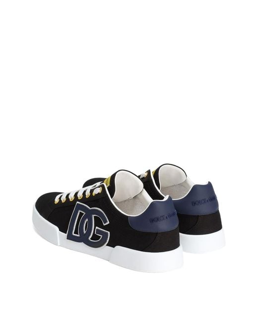 Dolce & Gabbana Black Long Sleeve Cotton T-Shirt for men