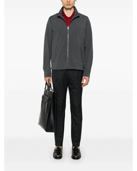 Herno Gray Zip Jacket for men