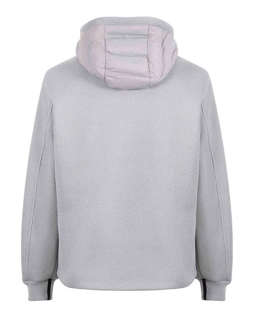 Mou Eskimo Gray Quilted Nylon Jacket for men