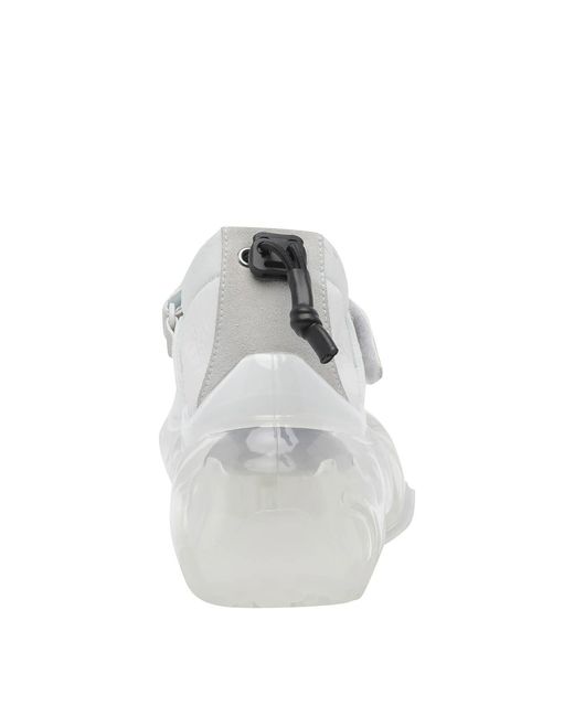 grounds White Moopie Strap Sneakers