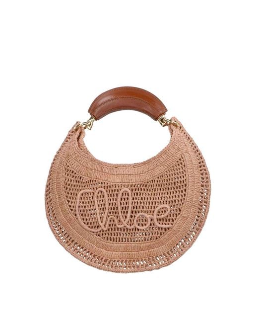 Chloé Natural Summer Banana Hobo Bag