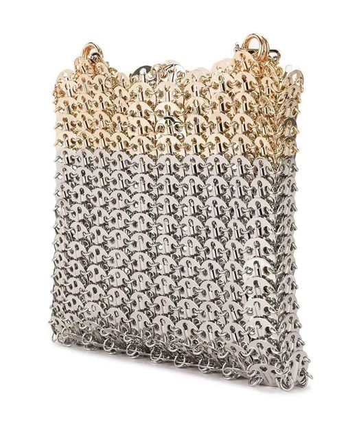 Borsa Skyline di Rabanne in White