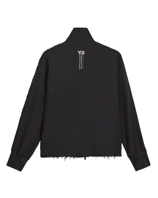 Y-3 Black Uniform Raw Sweatshirt