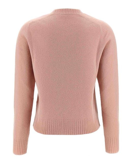 Jil Sander Pink Wool Sweater