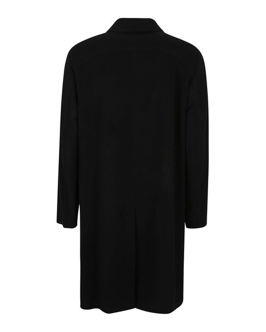 McQueen Black Trench & Raincoat for men