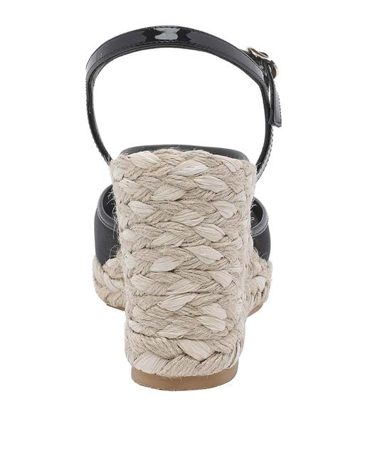 Stuart Weitzman Metallic Bareitall Wedge Espadrilles