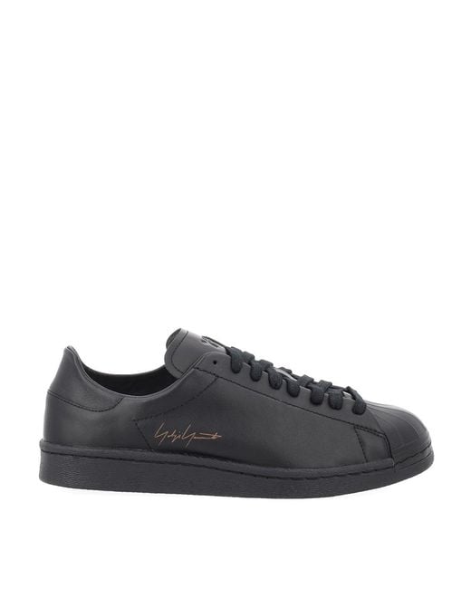 Y-3 Black Superstar Sneaker for men