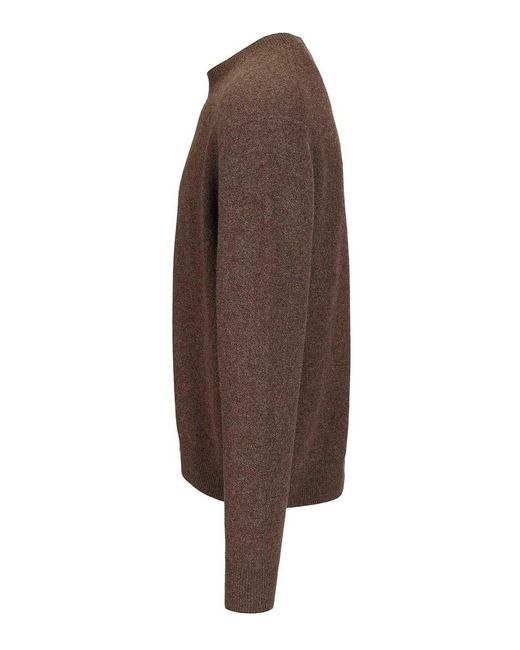 Acne Brown Cashmere Sweater for men