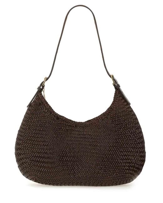 Dragon Diffusion Brown Half Moon Bag