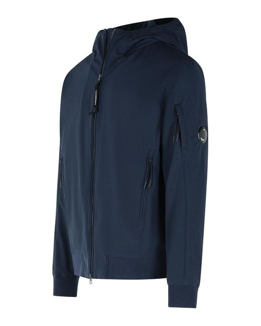 C P Company Blue Polyester Blend Jacket for men