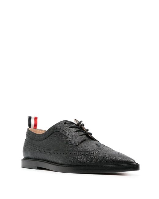 Thom Browne Black Lace-Up Shoes
