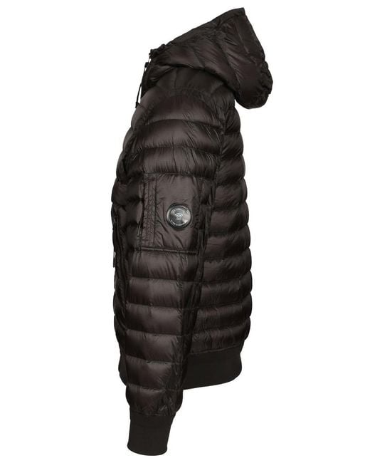 C P Company Black Dd Shell Lens Jacket for men