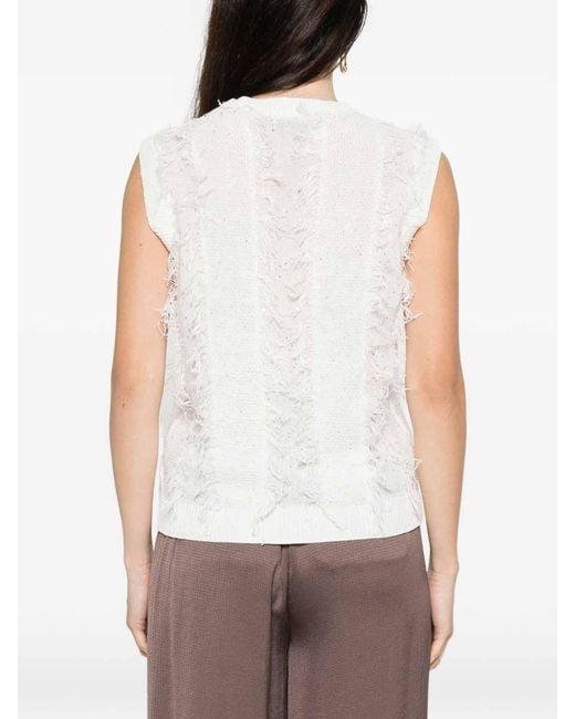 Peserico White Pullover