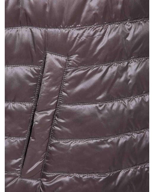 Herno Purple Padded Waistcoat for men