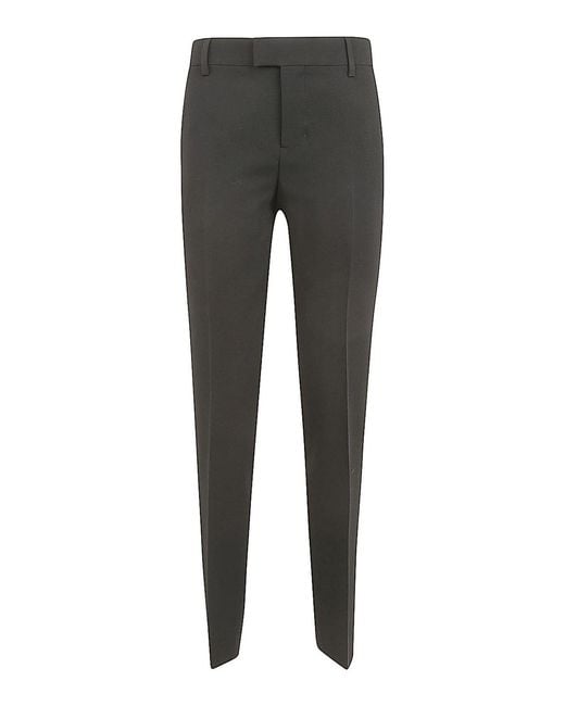 AMI Gray Cigarette Trousers
