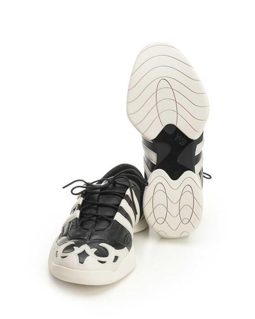 Y-3 Black Regu 2002 Sneaker for men