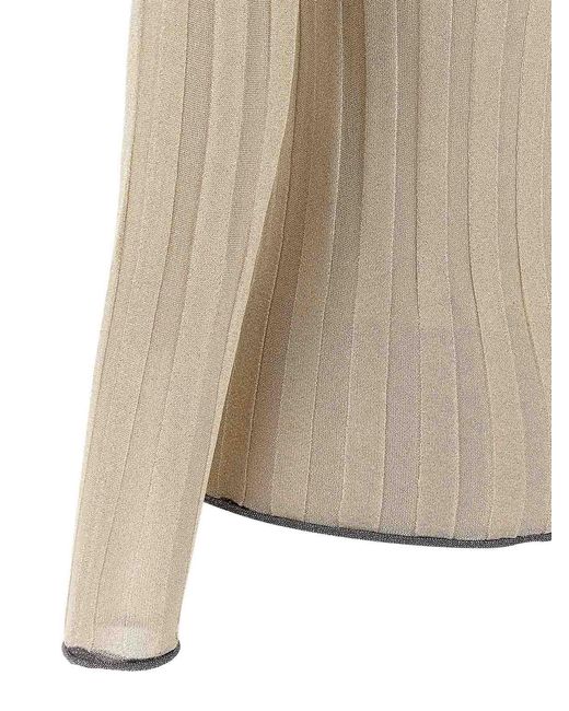 Fabiana Filippi Natural Lurex Sweater
