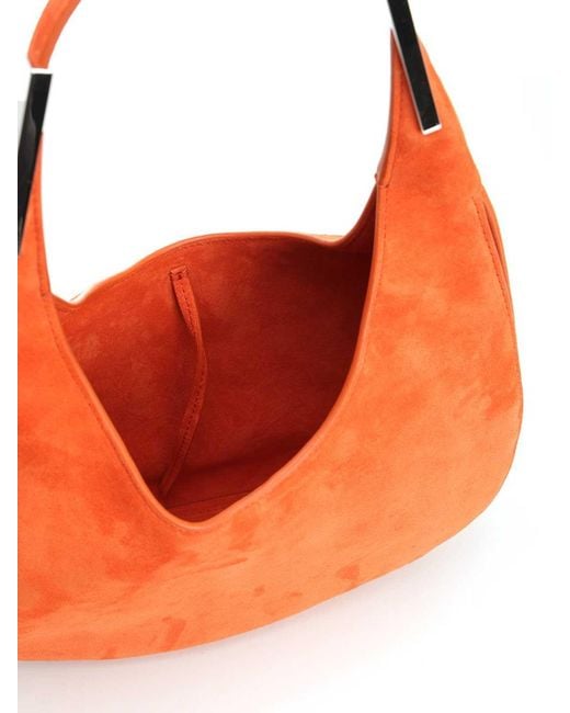 SAVETTE Orange Small Hobo Bag