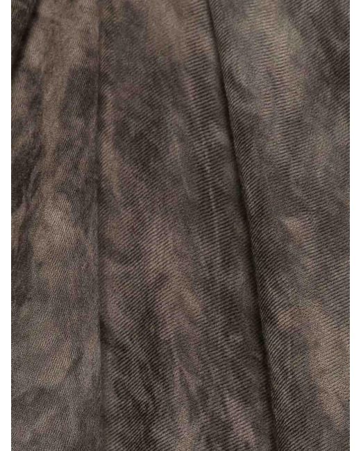 Avant Toi Gray Austen Faded Effect Light Wool Scarf 100X200 for men