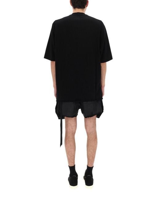 Rick Owens Black Subhuman Jumbo T-Shirt for men