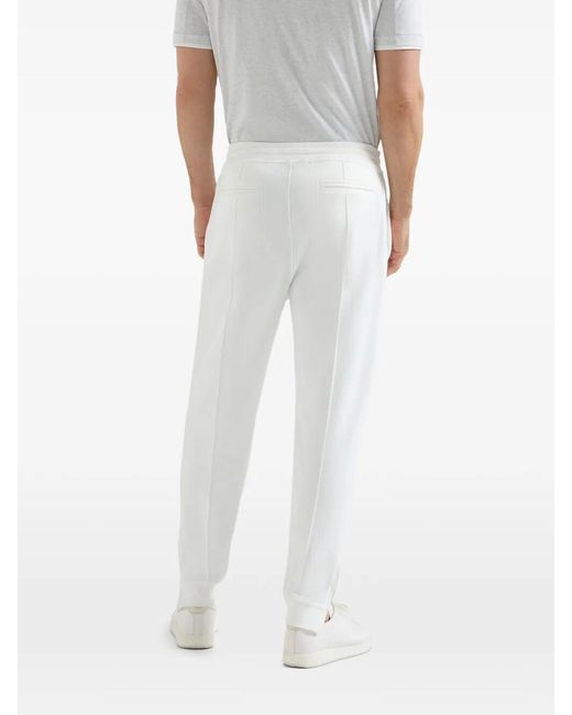 Brunello Cucinelli White Pants for men