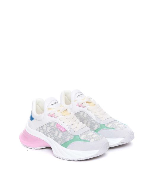 Pinko White Ariel 03 Sneakers