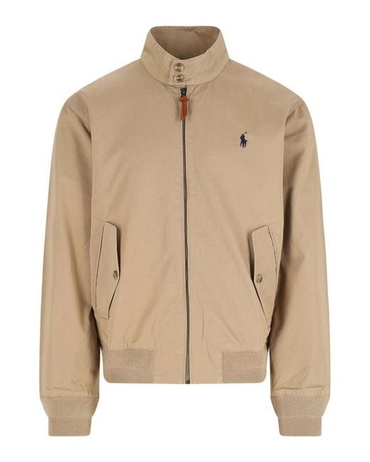 Polo Ralph Lauren Natural Logo Zip Jacket for men