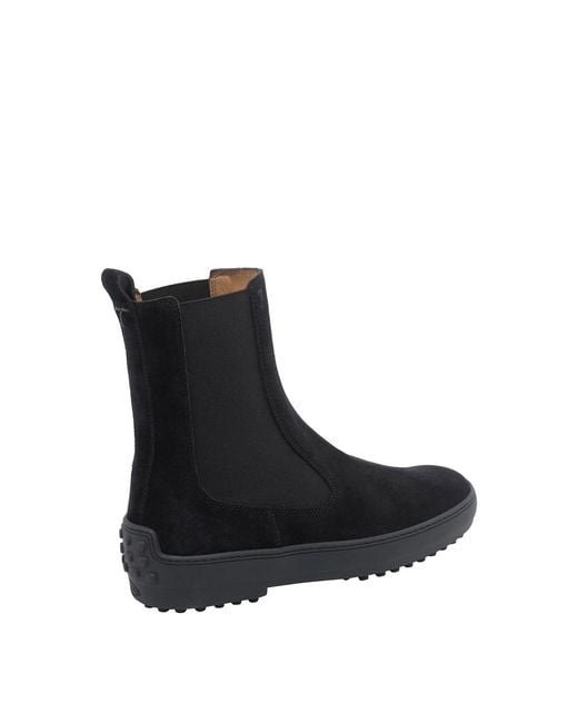 Tod's Black Booties