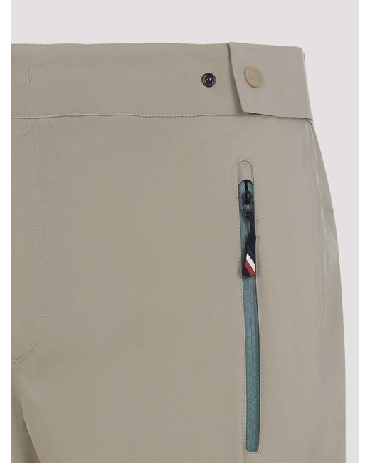 Moncler Gray Lightweight Polyamide Trousers For Spring/Summer 2025 for men