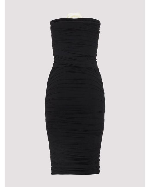 LaRevêche Black Mirey Long Dress