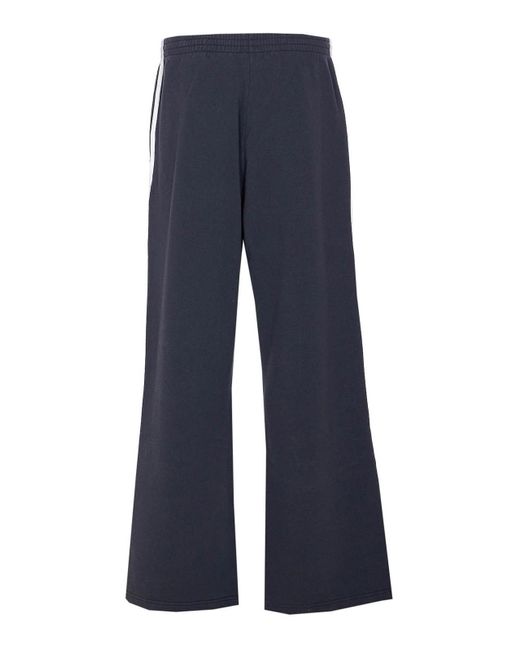 Balenciaga Blue Loop Sports Icon Baggy Sweatpants for men