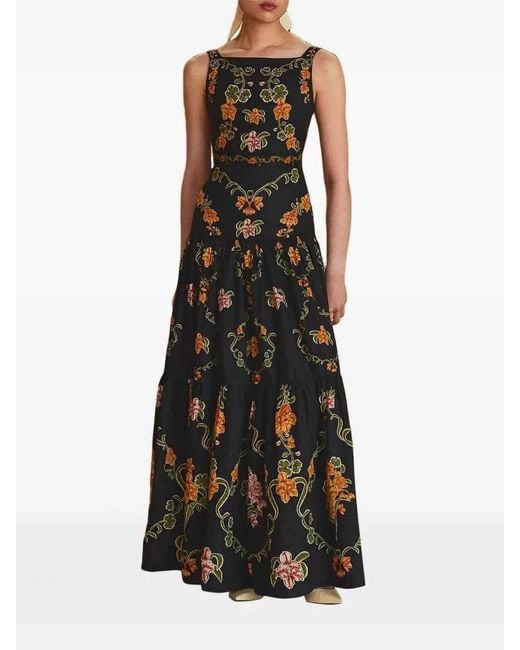 Agua Bendita Black 'Abeja Cordillera' Maxi Dress