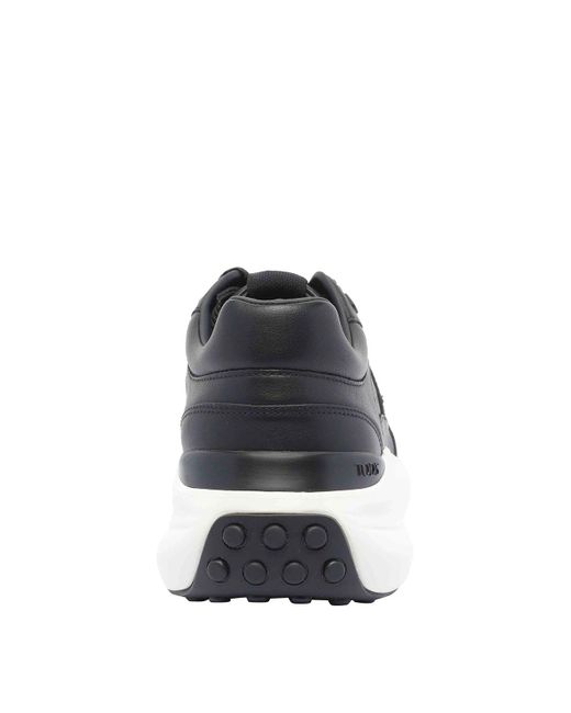Tod's Black Leather Sneakers